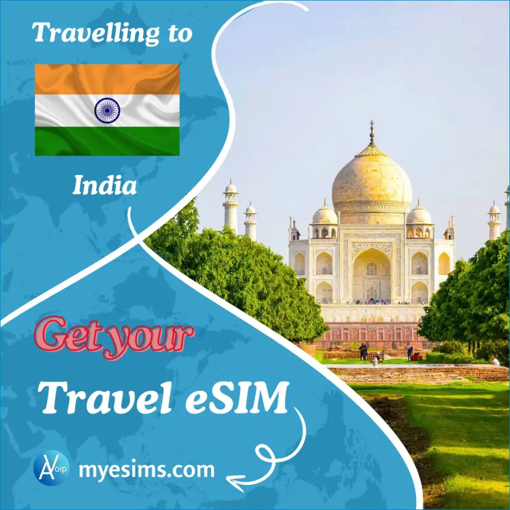 India eSIM Travel Data Roaming eSIM Connectivity 4G/5G