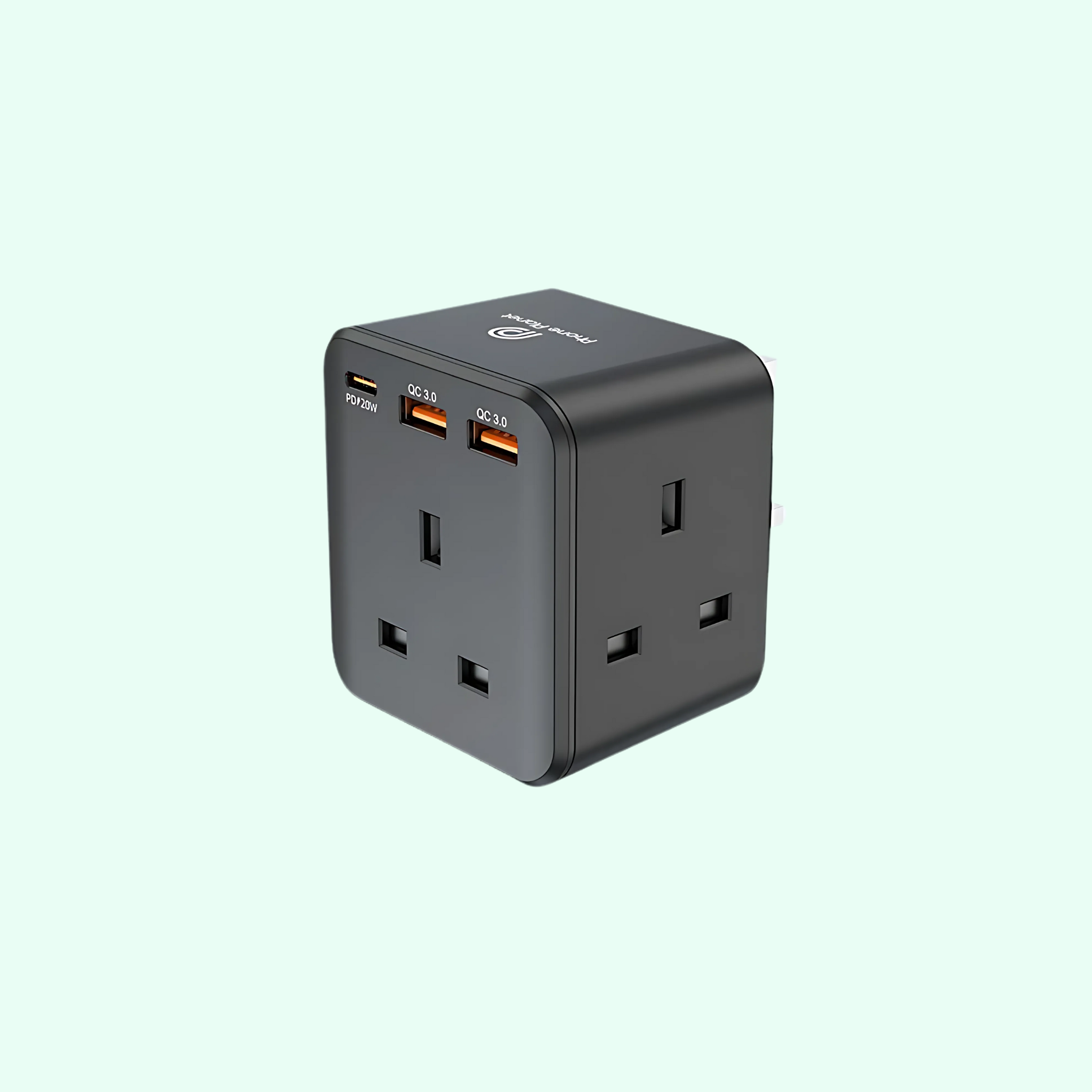 3 Port Charger 3250W 1C+2A Port Charger (PP-SC013) 6X Faster Charging