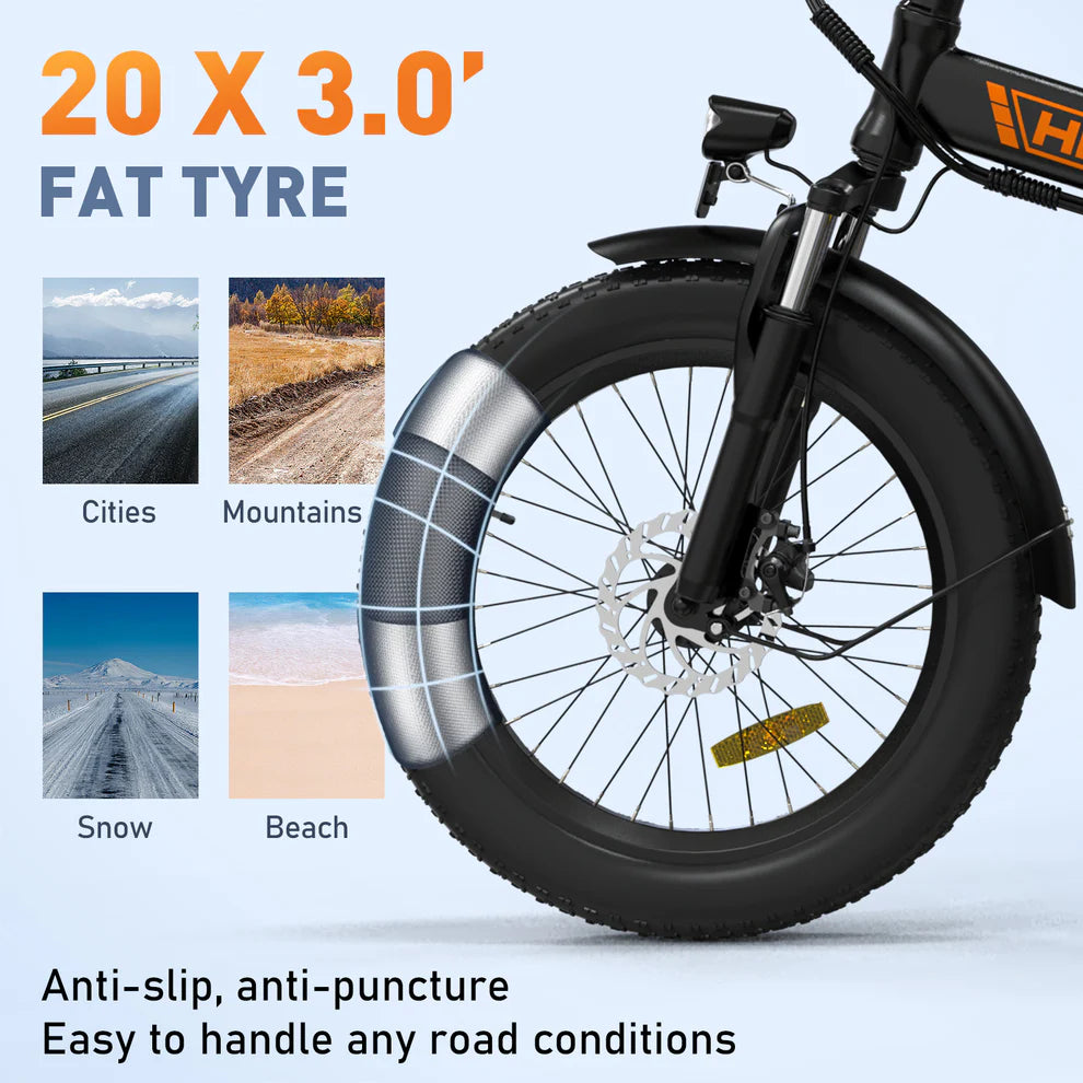 BK11 Folding Electric Bike HITWAY