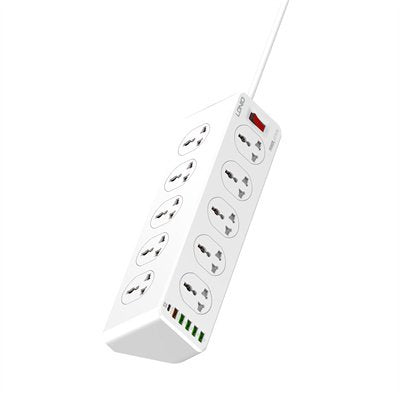 LDNIO  Universal Power Strip - 10 AC Outlets, 2 Meter Cord