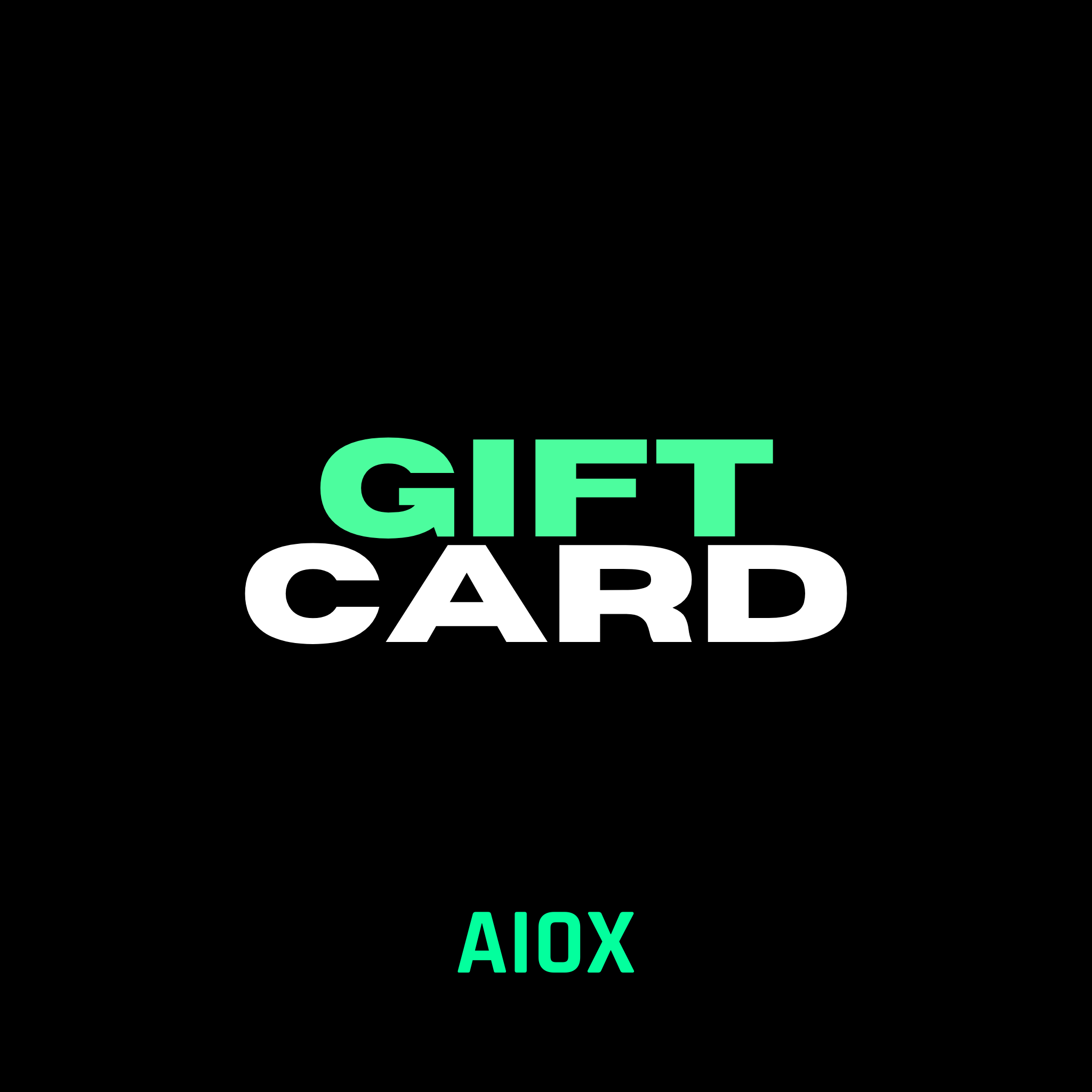 AIOX Online Digital Gift Card
