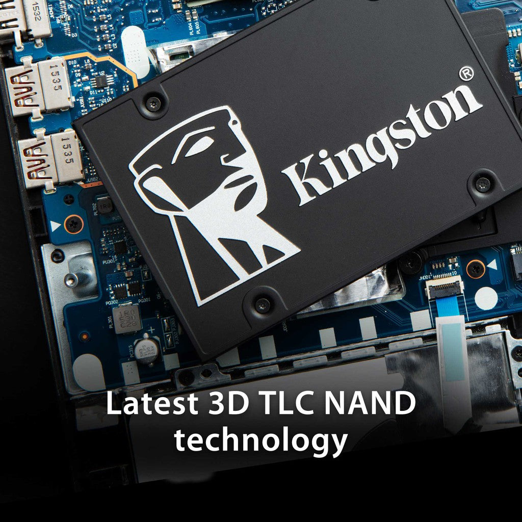 Kingston KC600 2.5" SSD with hardware-based self-encryption solution - 265GB to 1024GB