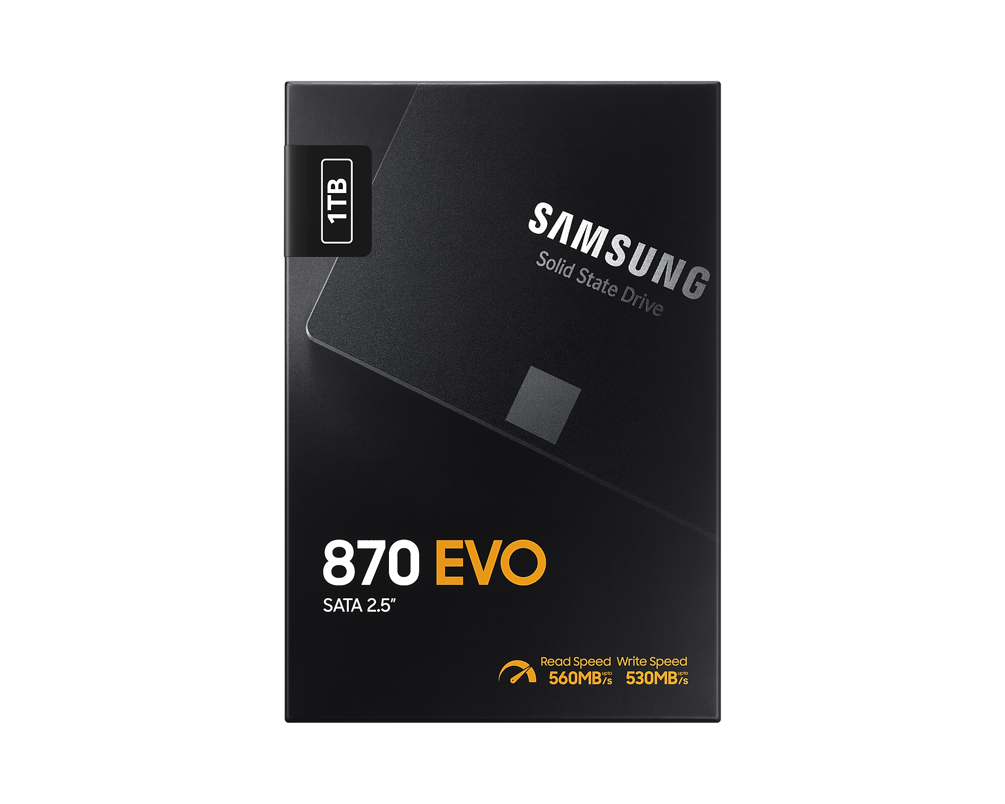 Samsung 870 EVO SSD 2.5" SATA3 with speeds of 560/530 MBs