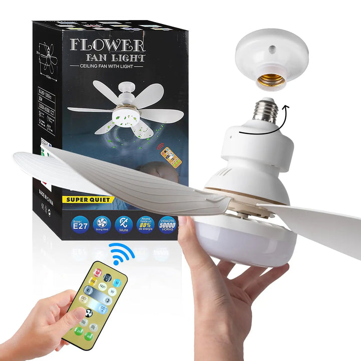 LED 40W Ceiling Fan Light with Remote