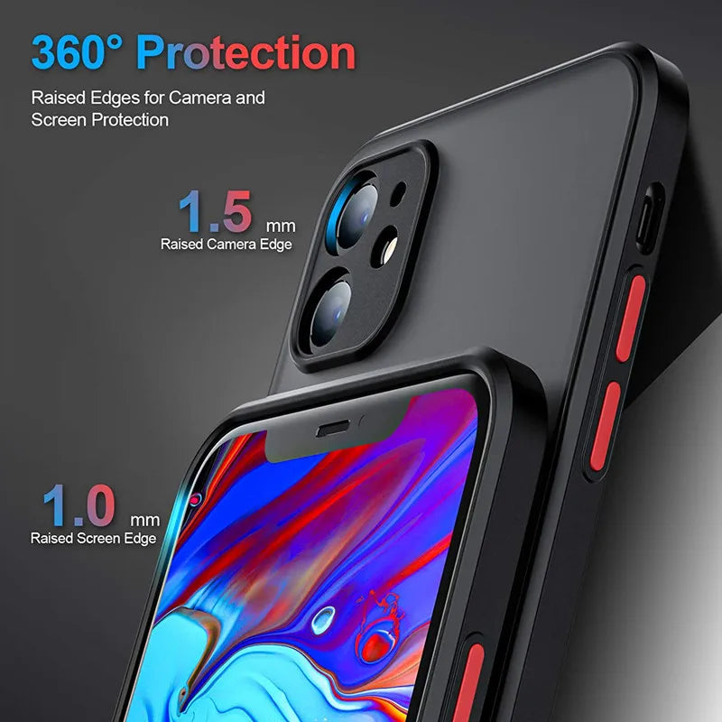 iphone 13 Pro Max Case Luxury Silicone Clear Cover.