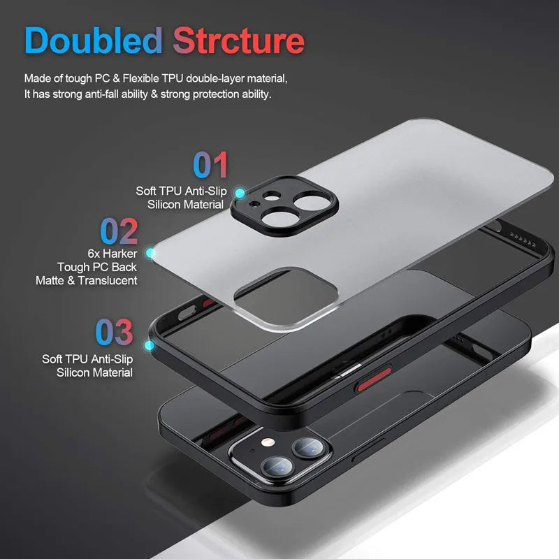 iphone 13 Pro Max Case Luxury Silicone Clear Cover.