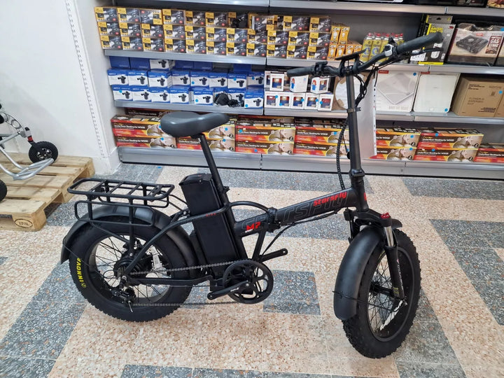 Starsfly 20" power: 250/750 Fat tyre Folding E-Bike, 35AH