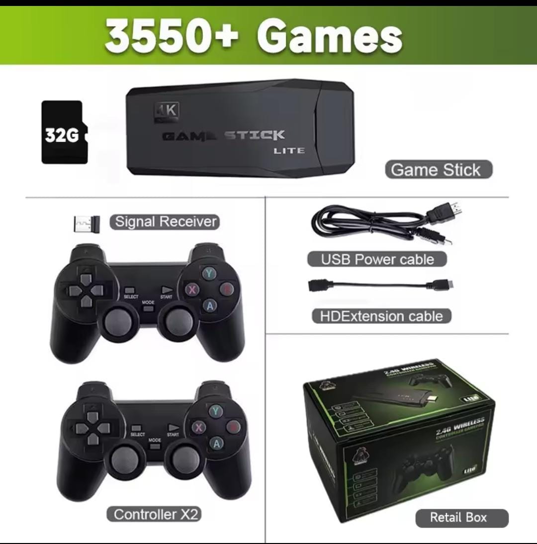 GAME STICK WITH 3500 GAMES