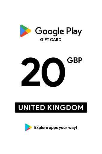 Google Play Gift Card 20 GBP Key UNITED KINGDOM