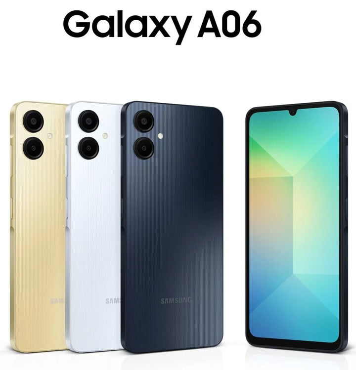 New Samsung Galaxy A06 64GB 4G 2024 Dual-Sim Unlocked Android Smart Phone UK