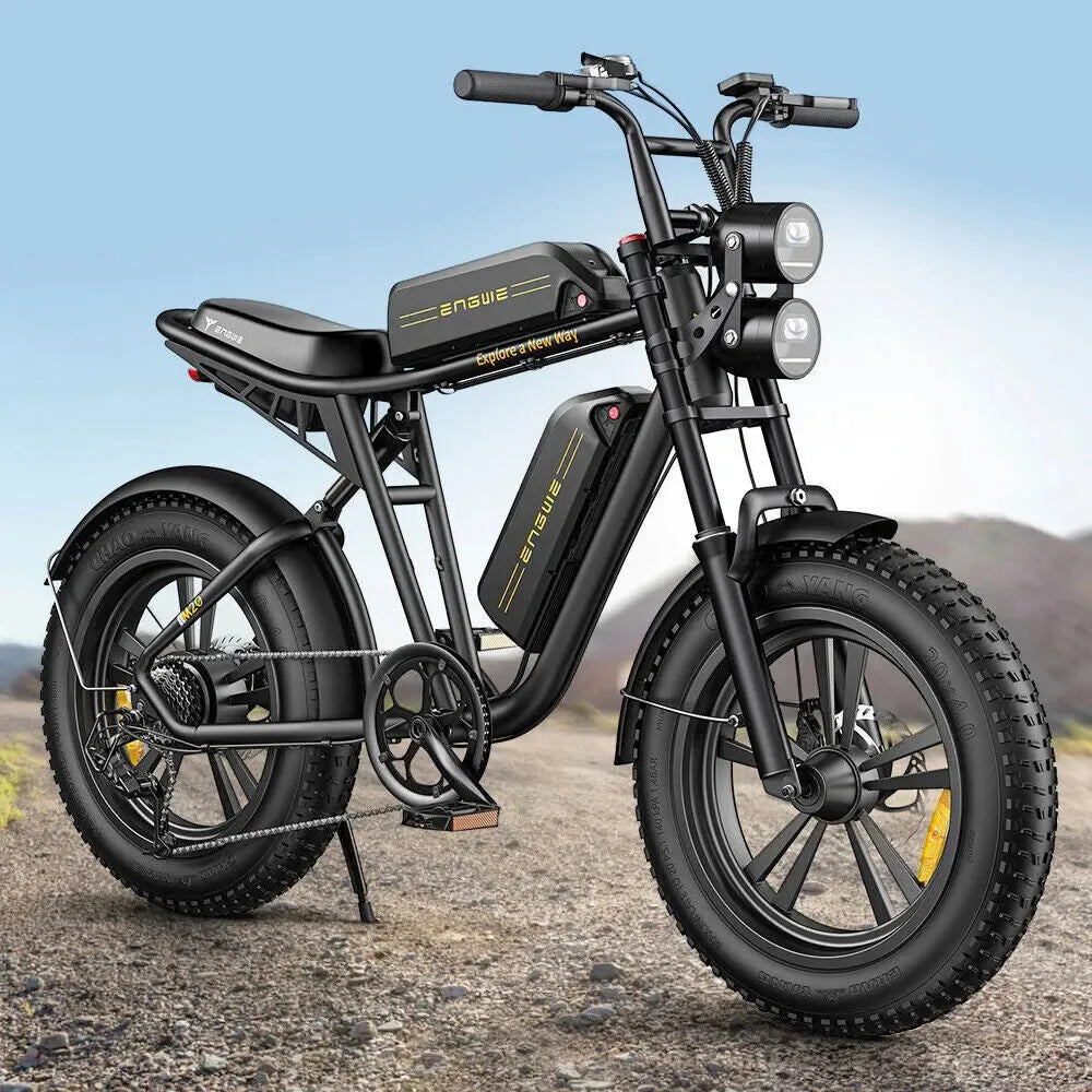 ENGWE M20 75KM+75KM Max Speed 25 km/h Dual Suspension Long Range E-bike (Dual Battery)