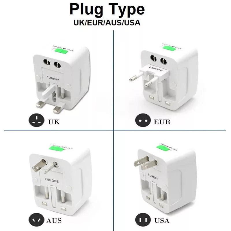 Universal Plug Adapter - Travel Extension