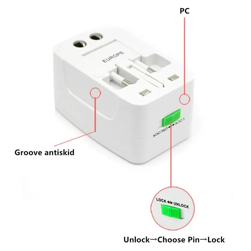 Universal Plug Adapter - Travel Extension