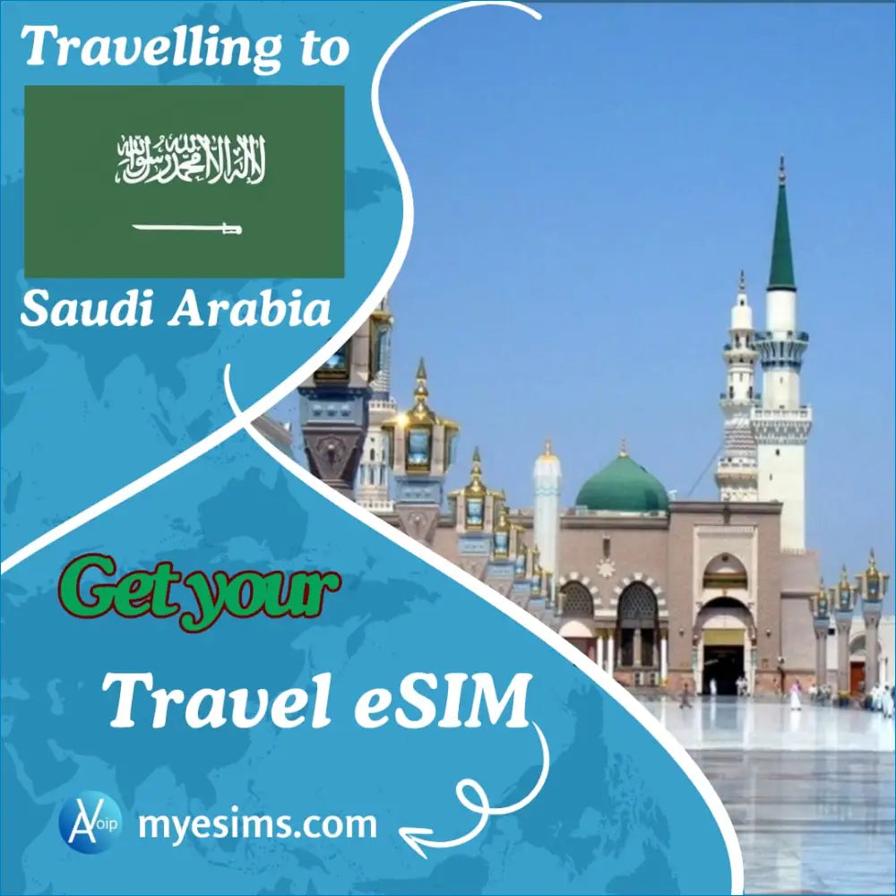 Saudi Arabia eSIM Travel Data Roaming eSIM Internet Connectivity 5G